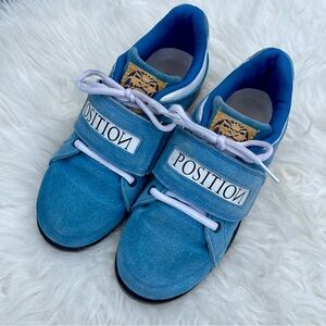 Position USA Blue Suede Weightlifting Shoe